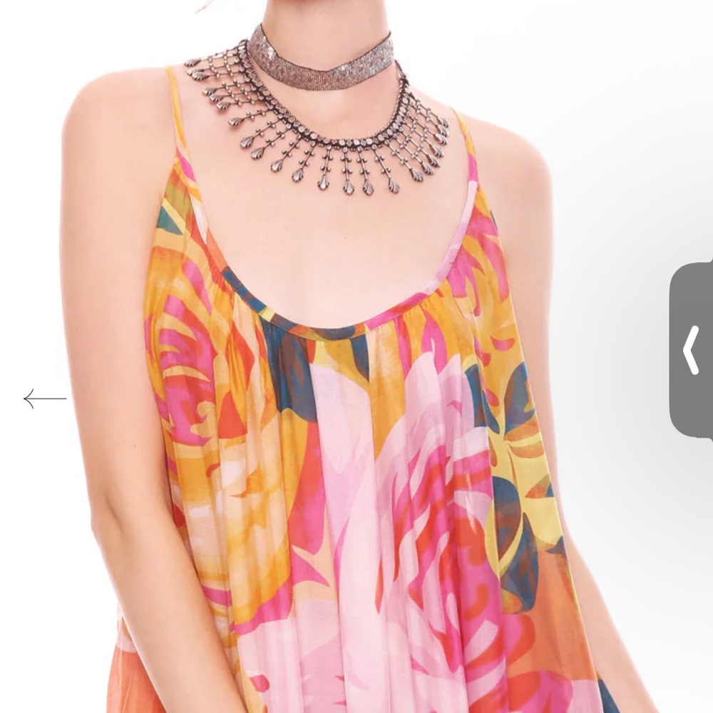 Aratta Multicolor Exotic Floral Maxi Dress - Picture 3 of 6